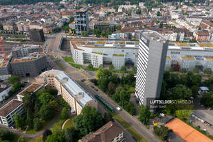 Basel  Münchensteinerstrasse Luftbild