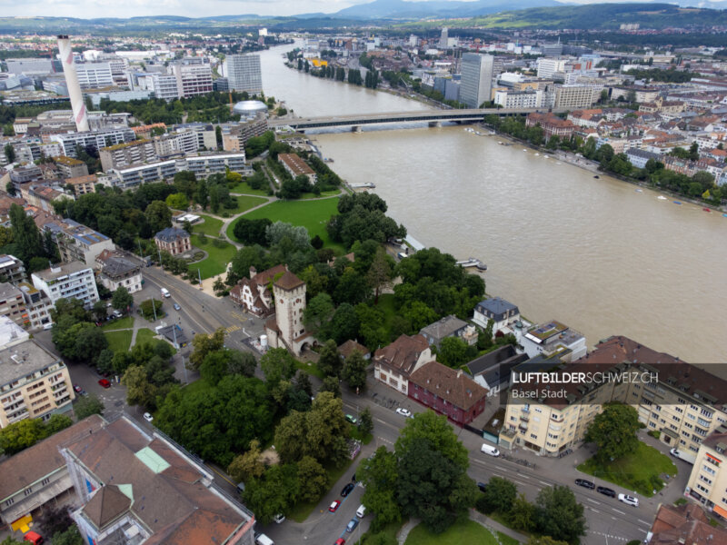 Basel St. Johanns-Tor Luftbild