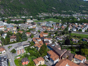 Bellinzona Via Franco Zorzi Luftbild