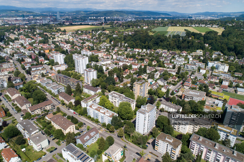 Binningen BL Luftbild