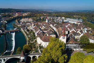 Bremgarten Altstadt Luftbild