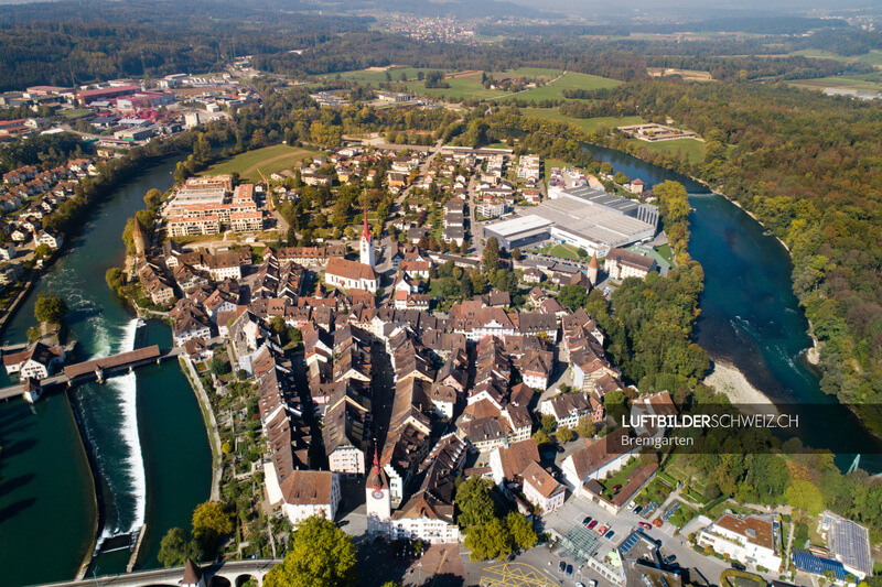 Bremgarten Luftaufnahme Luftbild