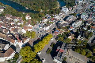 Bremgarten Luftbild Obertorplatz