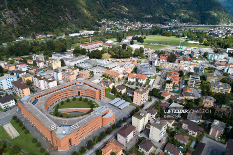 Business Center Bellinzona Luftbild