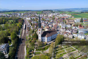 Luftaufnahme Cham Kirche Luftbild