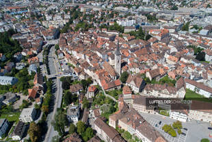 Chur Altstadt Luftaufnahme Luftbild