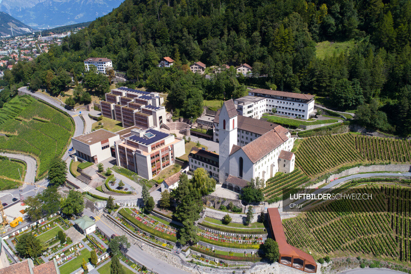 Chur Kantonsschule & Theologische Hochschule Luftbild