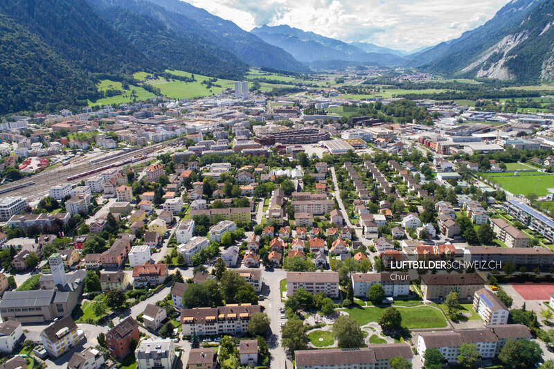 Chur Luftaufnahme West Luftbild