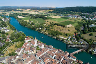 Diessenhofen, Schweiz Luftbild