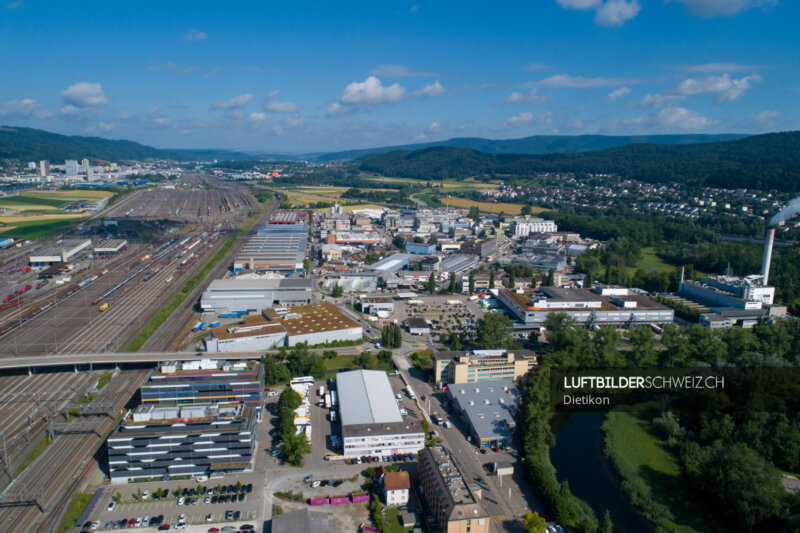 Dietikon Luftbild Industrie & Gewerbe