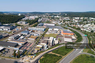 Schaffhausen Herblingen Gewerbegebiet Luftbild