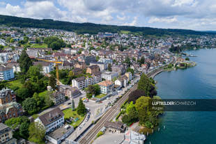 Horgen Seeufer Luftbild