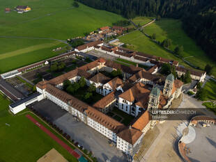 Kloster Einsiedeln Luftbild