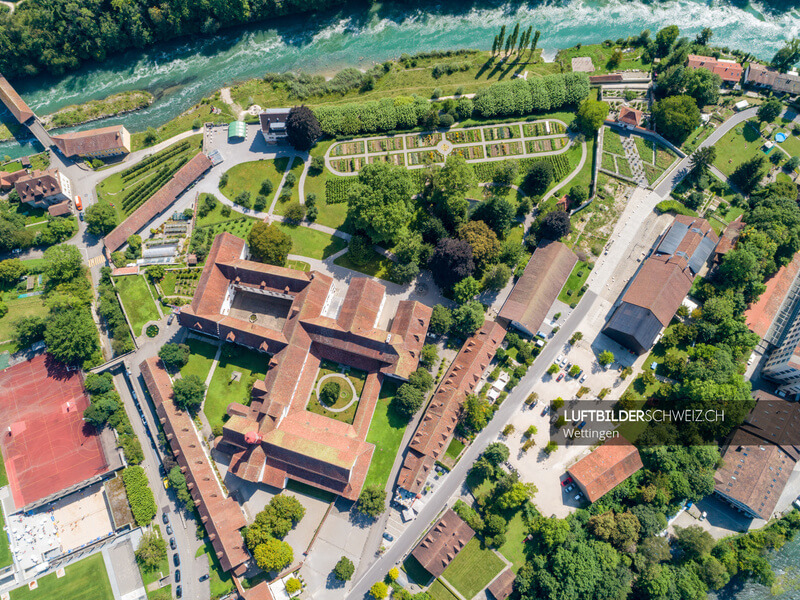 Kloster Wettingen Luftbild