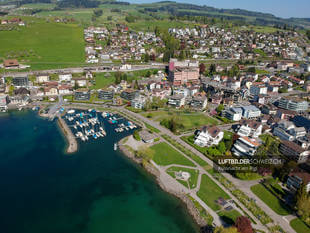 Luftbild Küssnacht Hafen