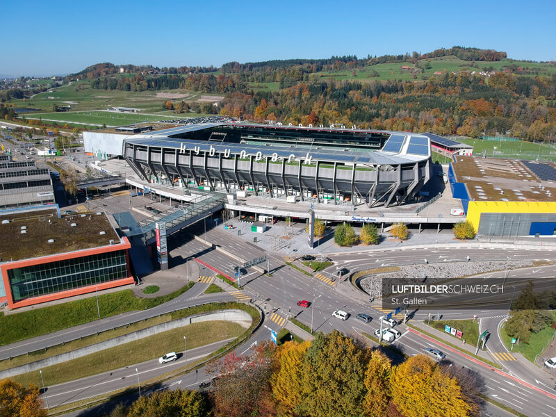 St. Gallen Kybunpark Luftaufnahme Luftbild