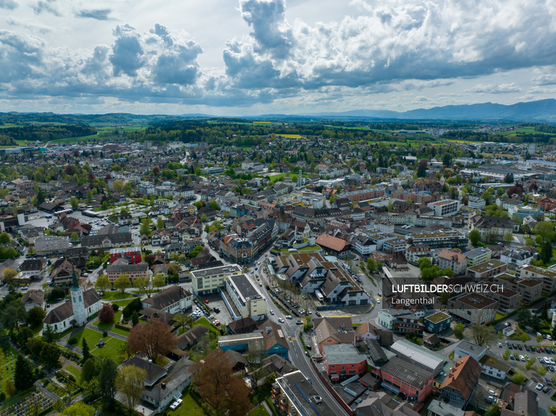 Langenthal Luftaufnahme Luftbild