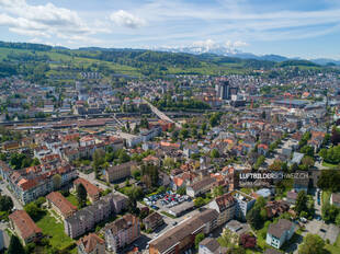 Luftaufnahme aus St. Gallen Luftbild