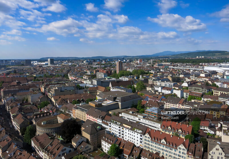 Luftaufnahme Basel Altstadt Luftbild