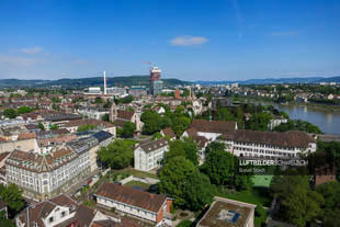 Luftaufnahme Basel Wettstein-Quartier Luftbild