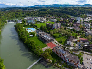 Luftaufnahme Bremgarten Isenlauf Luftbild