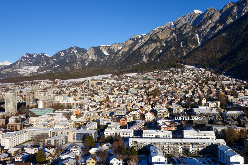 Luftbild Chur Lürlibad