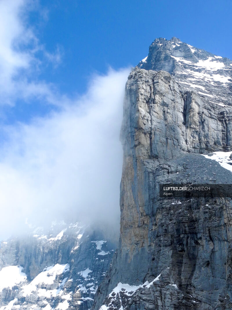 Luftaufahme Eiger Nordwand Luftbild