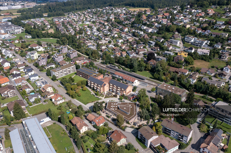 Luftaufnahme Gränichen SBB Luftbild