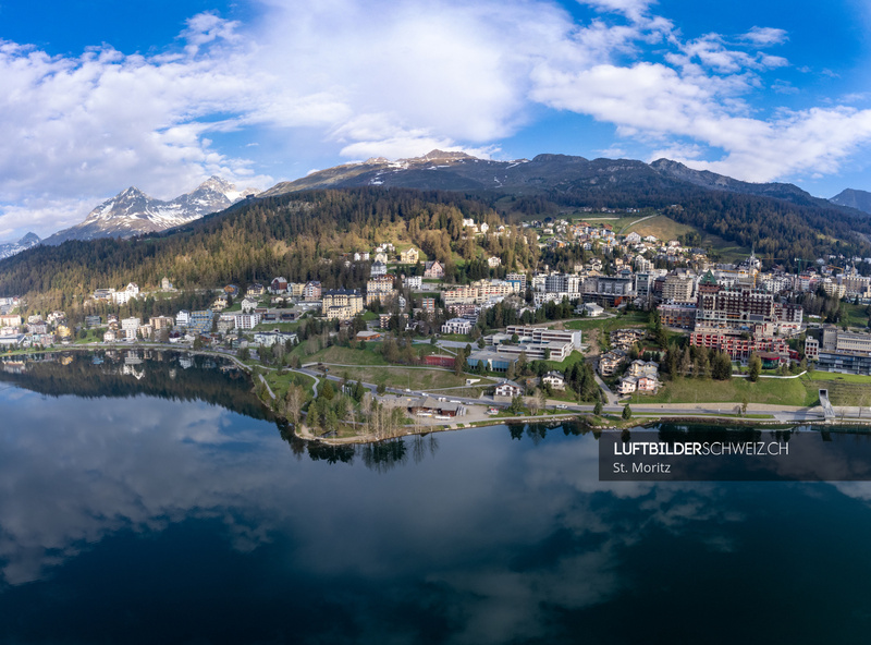 Luftaufnahme Sankt Moritz Luftbild