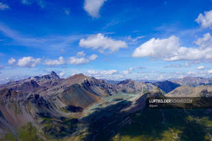 Luftaufnahme Silvretta – Piz Tasna Luftbild