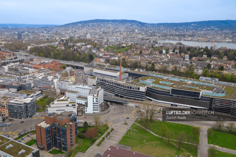 Luftaufnahme Zürich Sihlcity Luftbild