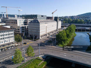 Luftaufnahme Zürich – Gessnerbrücke Luftbild