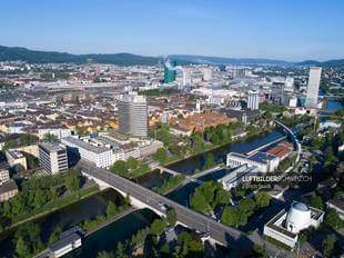 Luftaufnahme Zürich Kreis 5 Luftbild