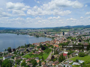 Luftaufnahme Stadt Zug Luftbild