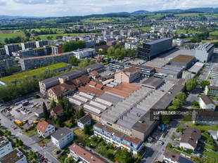 Luftbild Zug Industriestrasse – V-ZUG