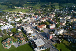Luftbild Au SG Zollstrasse