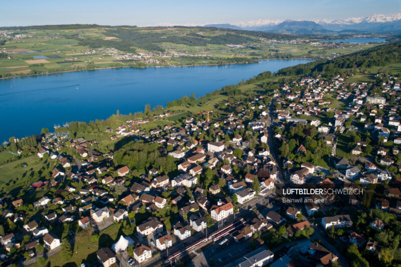 Beinwil am See Luftaufnahme Luftbild