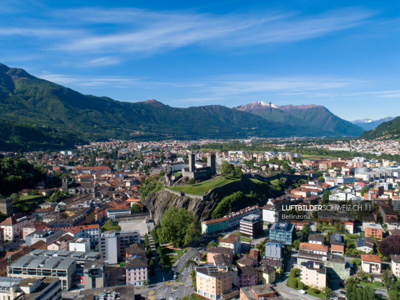 Luftbild Bellinzona