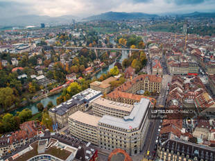 Luftbild Bern Stadt