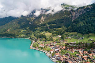 Brienz mit Brienzersee Luftaufnahme Luftbild