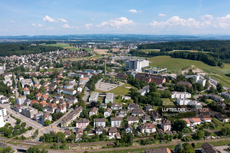 Luftbild Bürgerspital Solothurn