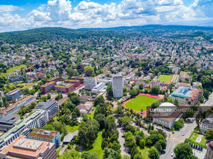 Luftbild Campus Universität Zürich