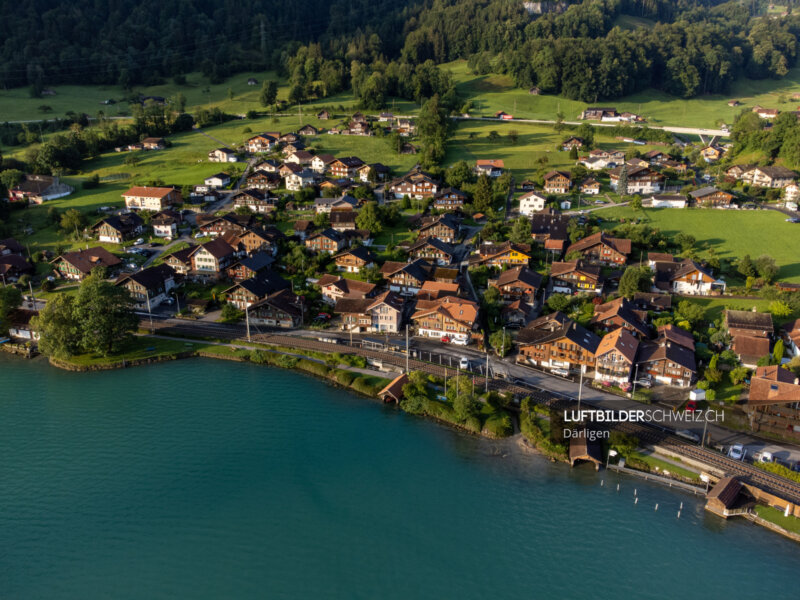 Luftbild Därligen Thunersee