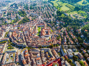Drohne Stadt St. Gallen Luftbild