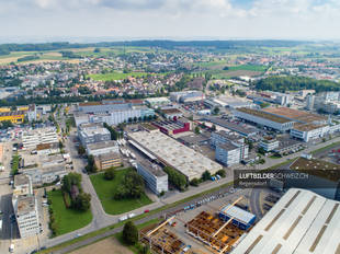Drohnenaufnahme Regensdorf Industriezone Luftbild