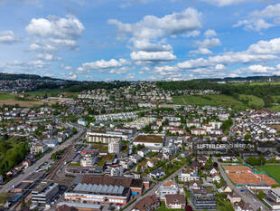 Drohnenfoto Bremgarten (AG) Schweiz Luftbild