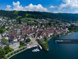 Drohnenfoto Landsgemeindeplatz Zug Luftbild