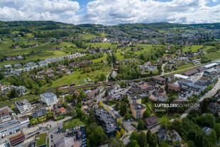 Drohnenfoto Meilen Schweiz Luftbild