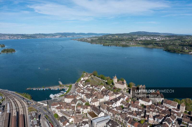 Drohnenfoto Rapperswil-Jona Luftbild