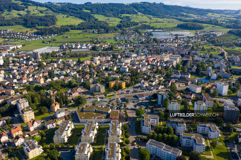 Luftbild Goldach Hauptstrasse